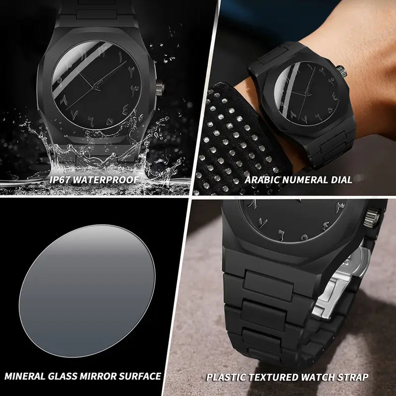⌚️Men‘s Minimalist Black Dial Watch-👔Business Casual Classic 💎
