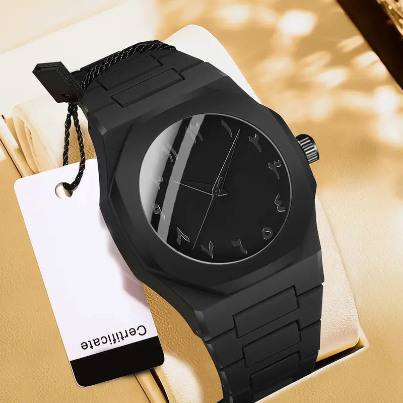 ⌚️Men‘s Minimalist Black Dial Watch-👔Business Casual Classic 💎