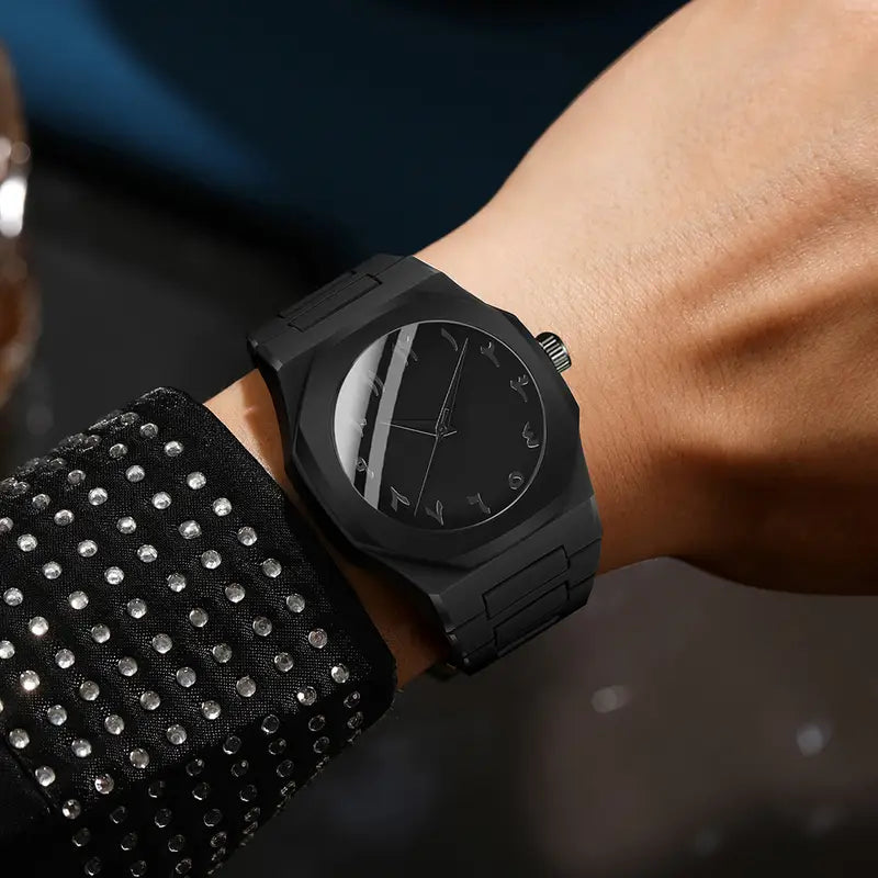 ⌚️Men‘s Minimalist Black Dial Watch-👔Business Casual Classic 💎