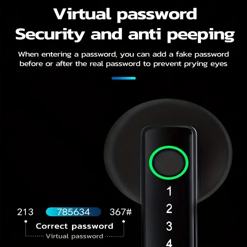 🔒 Smart Door Lock | 5 Unlock Methods | Fingerprint & APP ✅