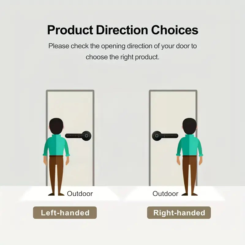 🔒 Smart Door Lock | 5 Unlock Methods | Fingerprint & APP ✅