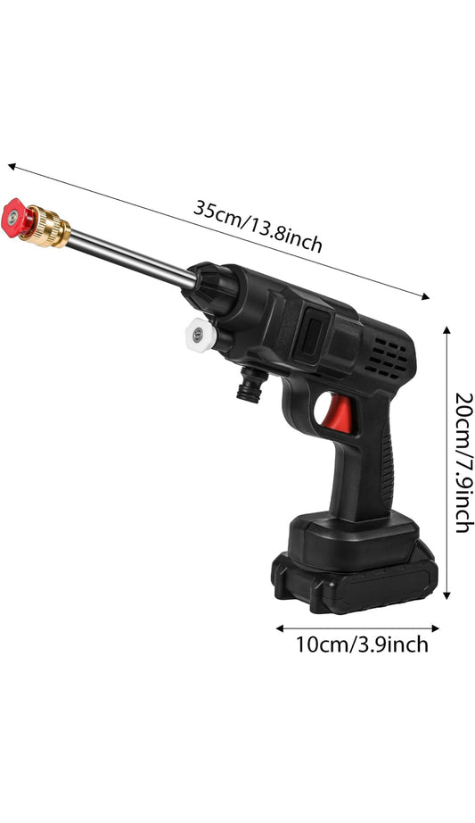 Cordless Pressure Washer 21V 50Bar Portable Power Washer – Brand New, 2 Batteries + Charger