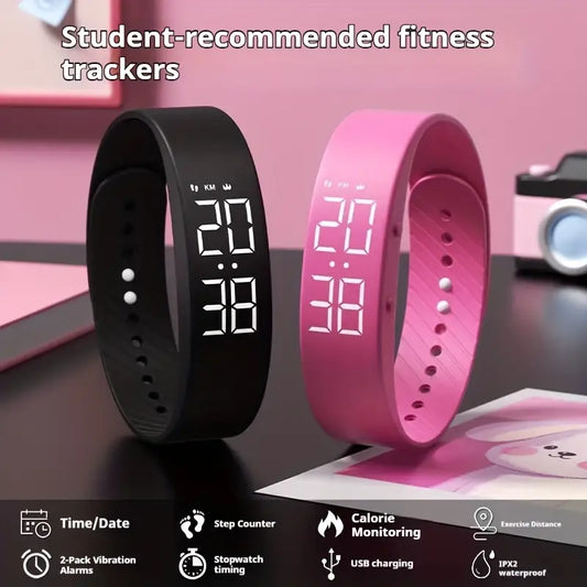 Unisex multi-functional sports outdoor USB simple electronic watch,