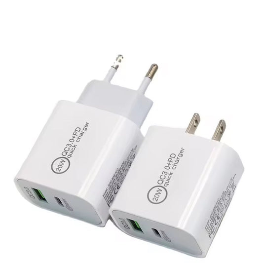 20W USB-C Fast Charger | Power Delivery 3.0 | Universal Adapter | UK/EU/US/AU Plugs