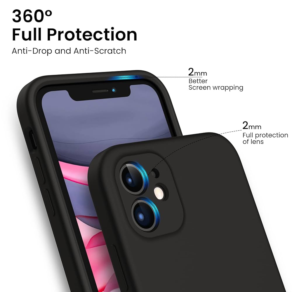 Soft silicon iPhone 11case -Matt finish (3 colours