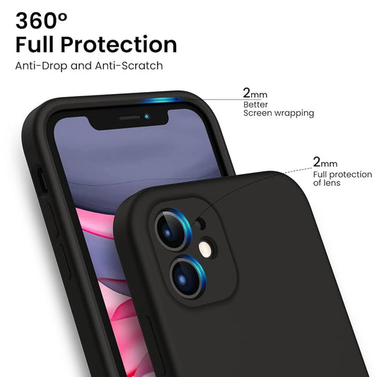 Soft silicon iPhone 11case -Matt finish (3 colours