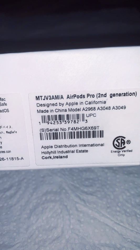 Apple AirPods Pro 2nd Generation – Refurbished with MagSafe Case & ANC