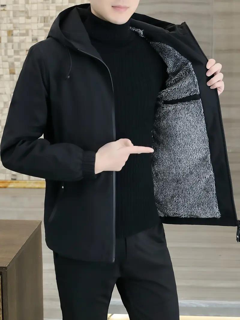 Black Streetwear Jacket - Unisex Winter Coat | Lightweight & Warm