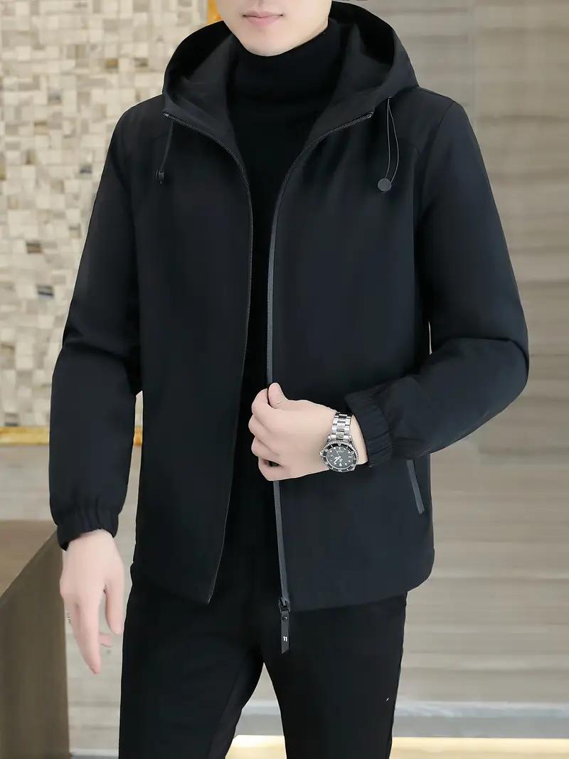 Black Streetwear Jacket - Unisex Winter Coat | Lightweight & Warm