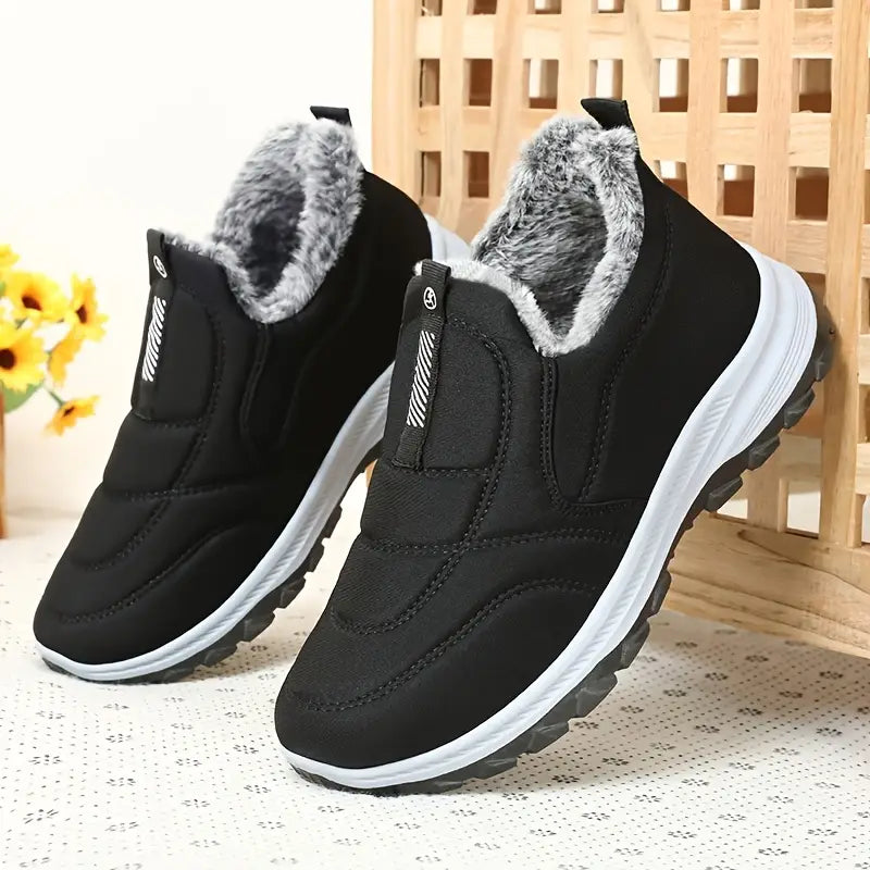 FKO Winter Outdoor Men’s Warm Short Boots | Non-Slip, Fleece-Lined Comfort